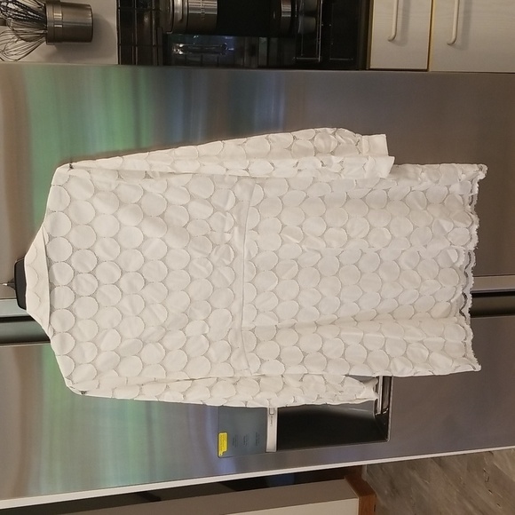 💕TRINA TURK💕 Overlook Dress ~ Sun Medallion Lace Whitewash 14 NWT - Picture 6 of 12